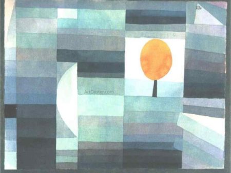 The Messenger of Autumn by Paul Klee - Hand-Painted Oil Painting on Canvas For Sale