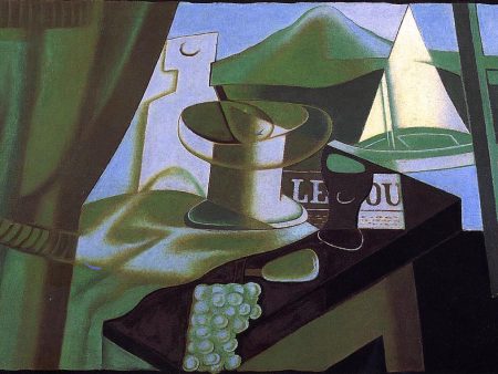 The Bay by Juan Gris - Hand-Painted Oil Painting on Canvas on Sale