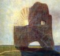 The Past by Mikalojus Ciurlionis - Hand-Painted Oil Painting on Canvas on Sale