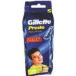 Gillette Ready Shaver - Presto, 5 nos Pouch on Sale