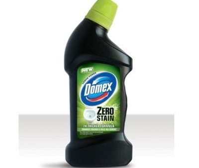 Domex Zero Stain Toilet Disinfectant - Lemon Power, 450 ml Bottle Online now