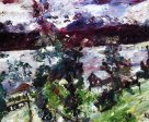 The Walchensee, New Snow by Lovis Corinth - Hand-Painted Oil Painting on Canvas Sale