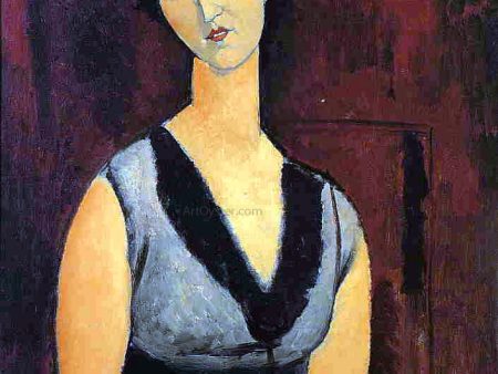 The Beautiful Confectioner by Amedeo Modigliani - Hand-Painted Oil Painting on Canvas For Cheap