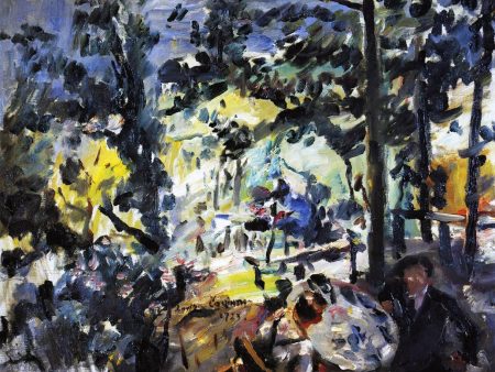 The Walchensee, On the Terrace by Lovis Corinth - Hand-Painted Oil Painting on Canvas Online