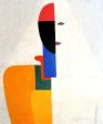 Woman Torso by Kazimir Malevich - Hand-Painted Oil Painting on Canvas For Cheap