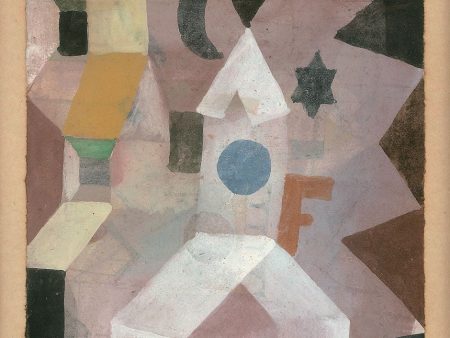 The Chapel by Paul Klee - Hand-Painted Oil Painting on Canvas Cheap