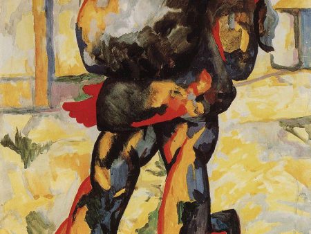 The Man with the Bag by Kazimir Malevich - Hand-Painted Oil Painting on Canvas on Sale