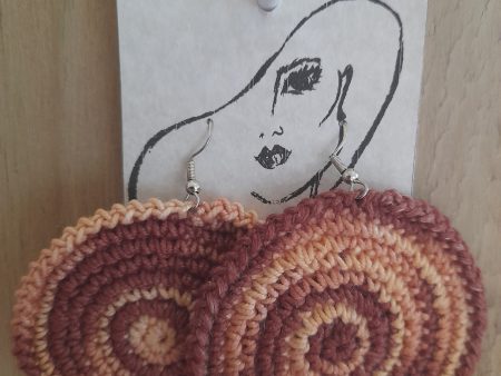 Brandy Alexander  saucers Crochet Earrings Supply