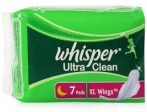 Whisper Ultra Clean XL Wings Sanitary 15 Pads on Sale