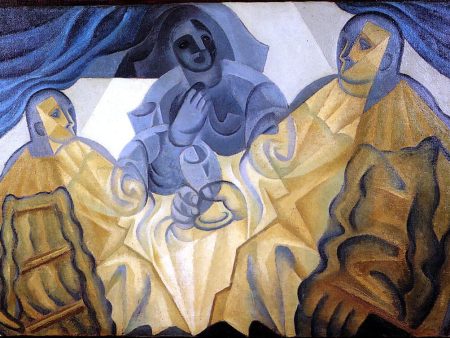 The Three Masks by Juan Gris - Hand-Painted Oil Painting on Canvas Sale