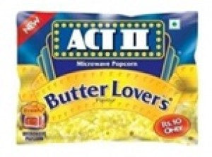 ACT II Microwave Cooker Popcorn - Butter Lovers , 24 gm Online