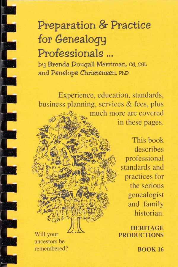 SALE! Preparation and Practice for Genealogy Professionals on Sale