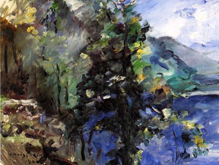 The Walchensee with the Slope of the Jochberg by Lovis Corinth - Hand-Painted Oil Painting on Canvas Fashion