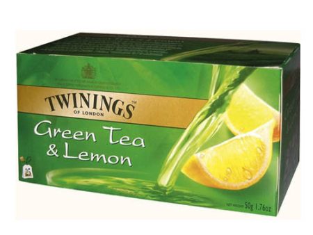 Twinings Green Tea Bags - Lemon, 25 nos Carton , 100 nos Carton Fashion