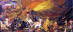 Wild H-Goats Dance by Arthur B Davies - Hand-Painted Oil Painting on Canvas Sale