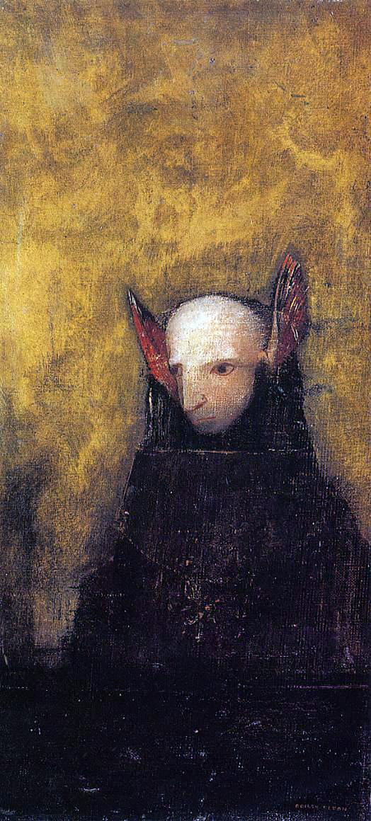 The Monster by Odilon Redon - Hand-Painted Oil Painting on Canvas Supply