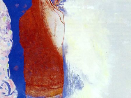 The Saint by Odilon Redon - Hand-Painted Oil Painting on Canvas For Cheap