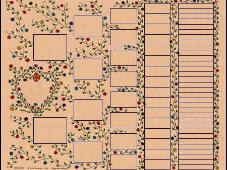 Harlequin Pedigree Chart - 6 generation on Sale