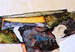 The Artist s Mother, Sleeping by Egon Schiele - Hand-Painted Oil Painting on Canvas Fashion