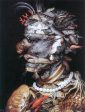 The Water by Giuseppe Arcimboldo - Hand-Painted Oil Painting on Canvas For Sale