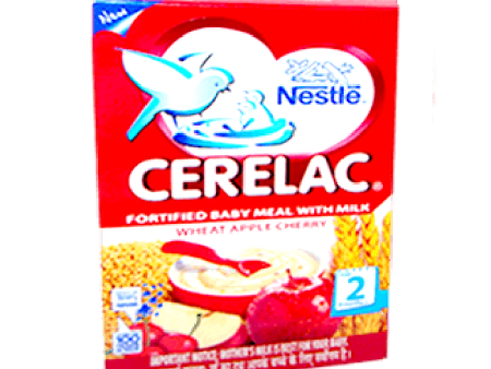 Nestle Cerelac - Wheat Apple Cherry (Stage 2), 300 gm Carton For Discount