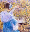 The Birdcage by Frederick Carl Frieseke - Hand-Painted Oil Painting on Canvas on Sale