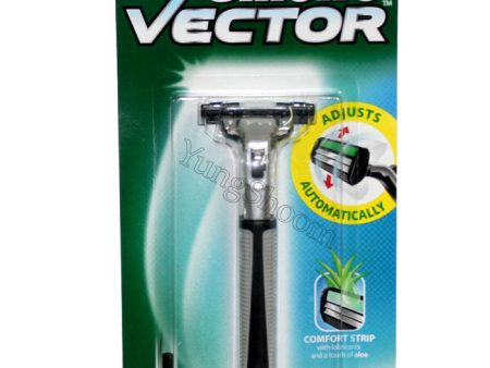 Gillette Adjustable Razor - Vector Plus, 1 nos Pouch Hot on Sale