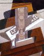 The Pipe by Juan Gris - Hand-Painted Oil Painting on Canvas Discount