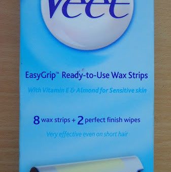 Veet Wax Strips - Sensitive Skin , 8 strips Fashion