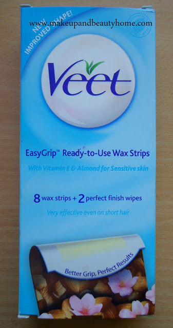 Veet Wax Strips - Sensitive Skin , 8 strips Fashion