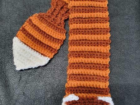 Cub Fox Scarf - Wild Orange Chestnut (child size) on Sale