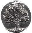 Pewter Knowledge Tree Pendant - 1-1 4  je-427 Online Hot Sale