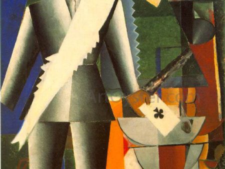 Aviator by Kazimir Malevich - Hand-Painted Oil Painting on Canvas Supply