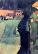 Town on the Blue River by Egon Schiele - Hand-Painted Oil Painting on Canvas on Sale