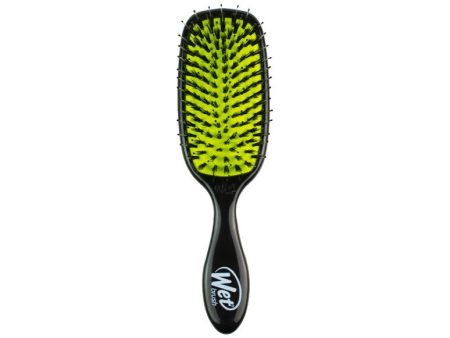 WETBRUSH RETAIL SHINE ENHANCER juodas plaukų šepetys su šerno šereliais Online Hot Sale