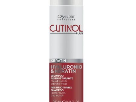 Plaukų šampūnas su keratinu Oyster Cutinol Plus Keratin Restructuring Shampoo, skirtas pažeistiems ir trapiems plaukams OYSH05250323, 250 ml Sale